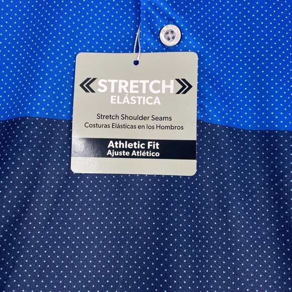 PGA TOUR Polo Shirt Men’s Size M Blue,Golf,UPF 50,Lightweigt,Athletic - Picture 10 of 13